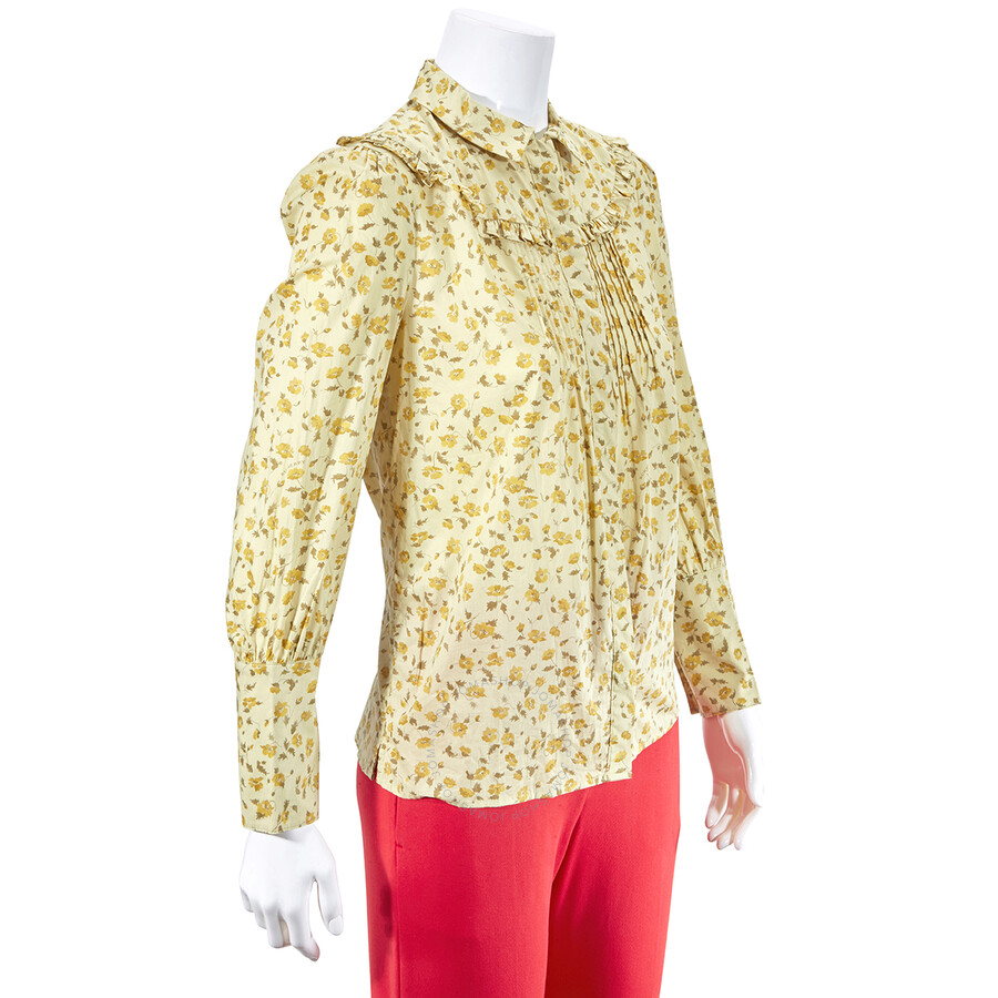 burberry ruffle shirt