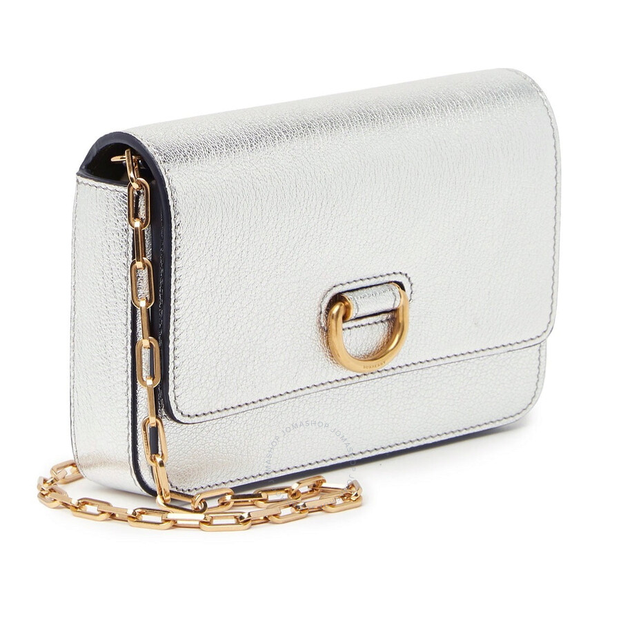 silver burberry bag
