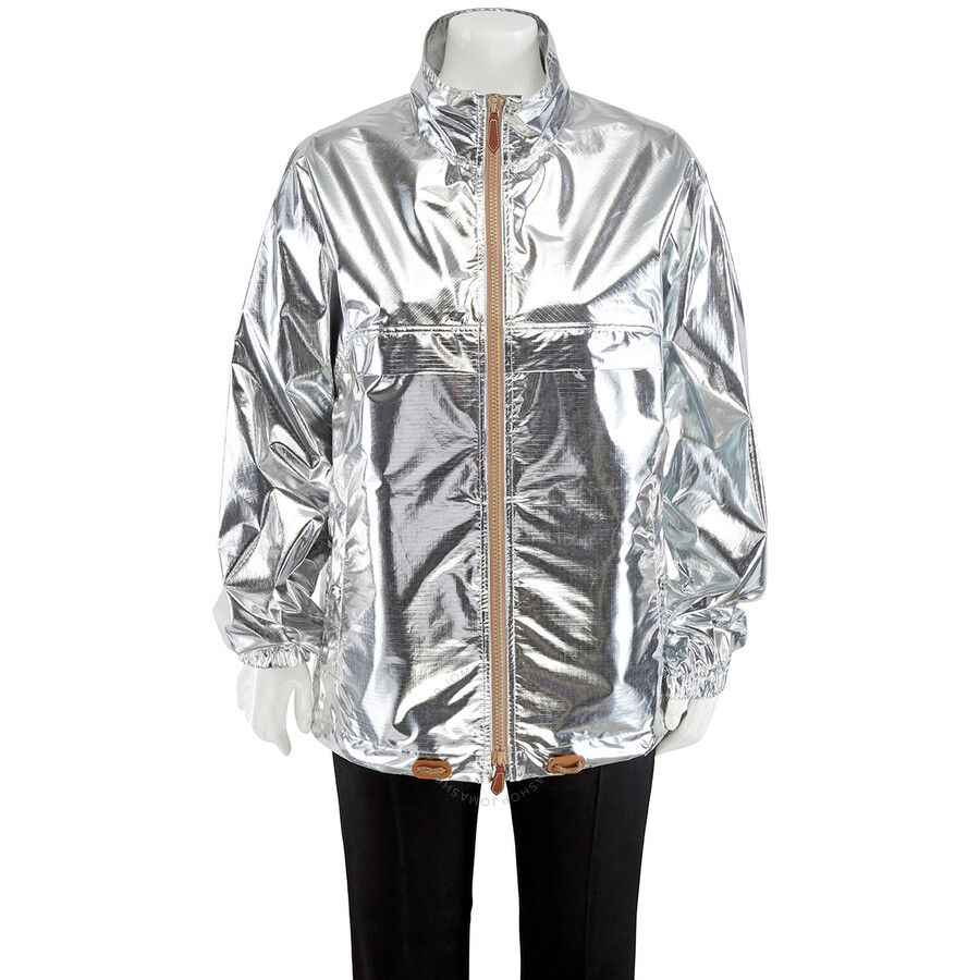 Silver metallic coats clearance