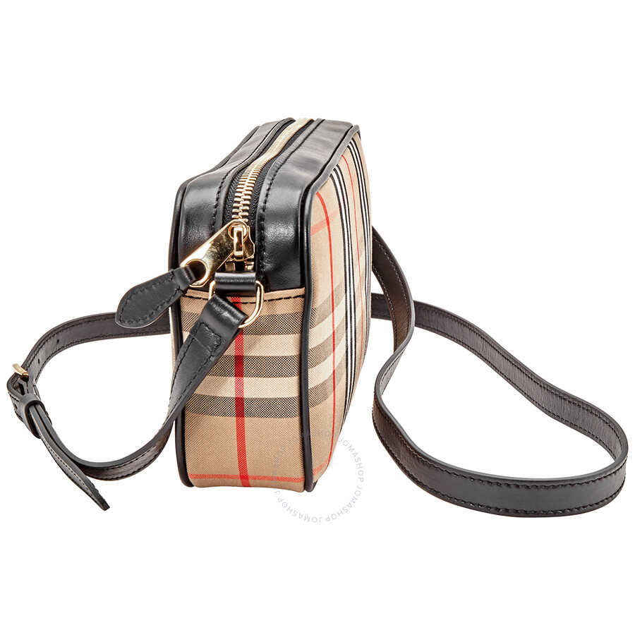 Burberry Small Vintage Check and Leather Camera Bag 8020725