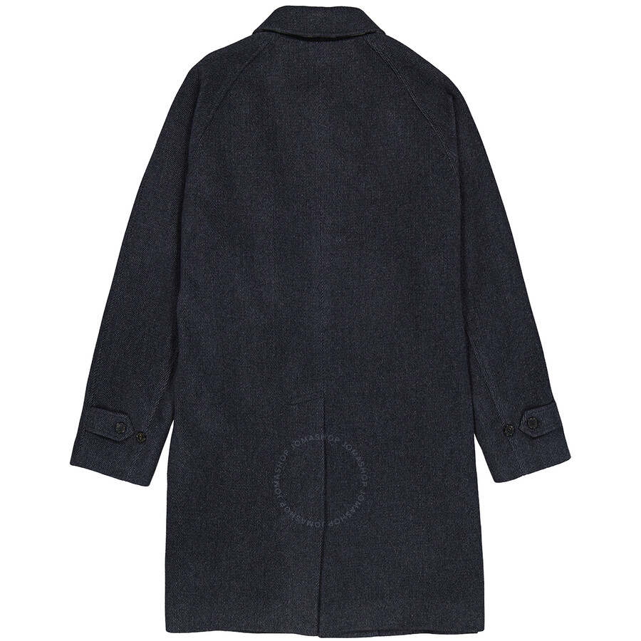 Burberry The Camden Wool Cashmere Blend Car Coat, Brand Size 52 (US
