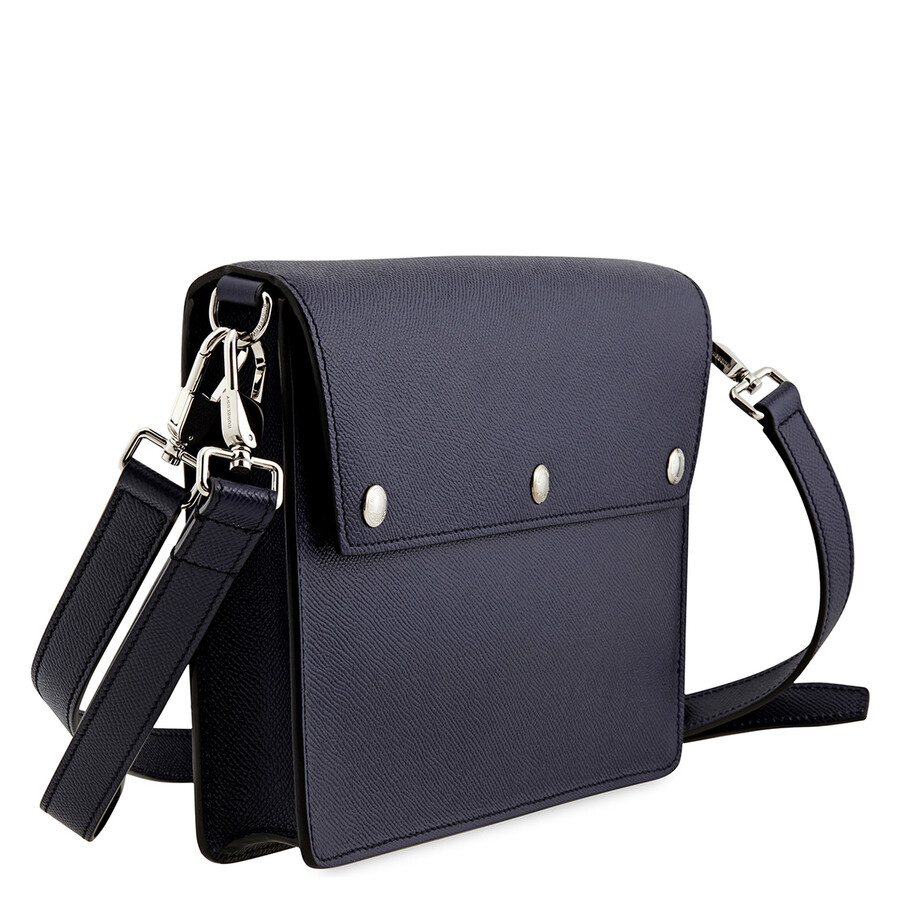 Burberry Triplestud Leather Crossbody Bag In Blue 8014629 5045558743202 Handbags