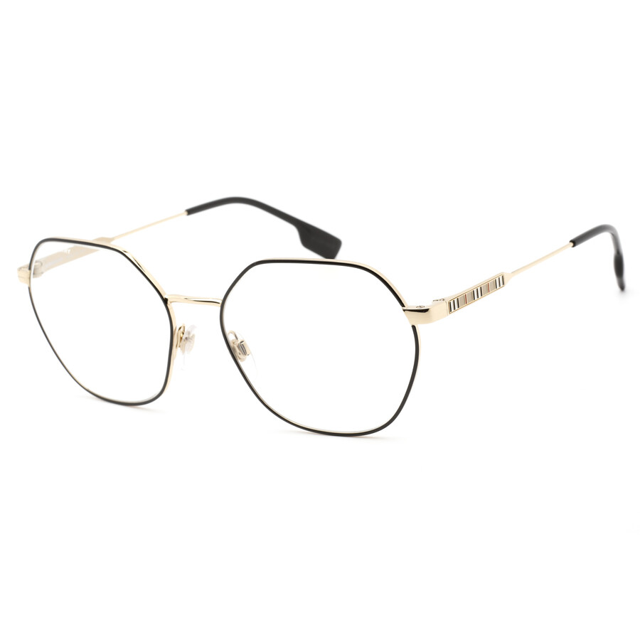 Burberry Unisex Black Round Eyeglass Frames 0BE1350132656 8056597615099