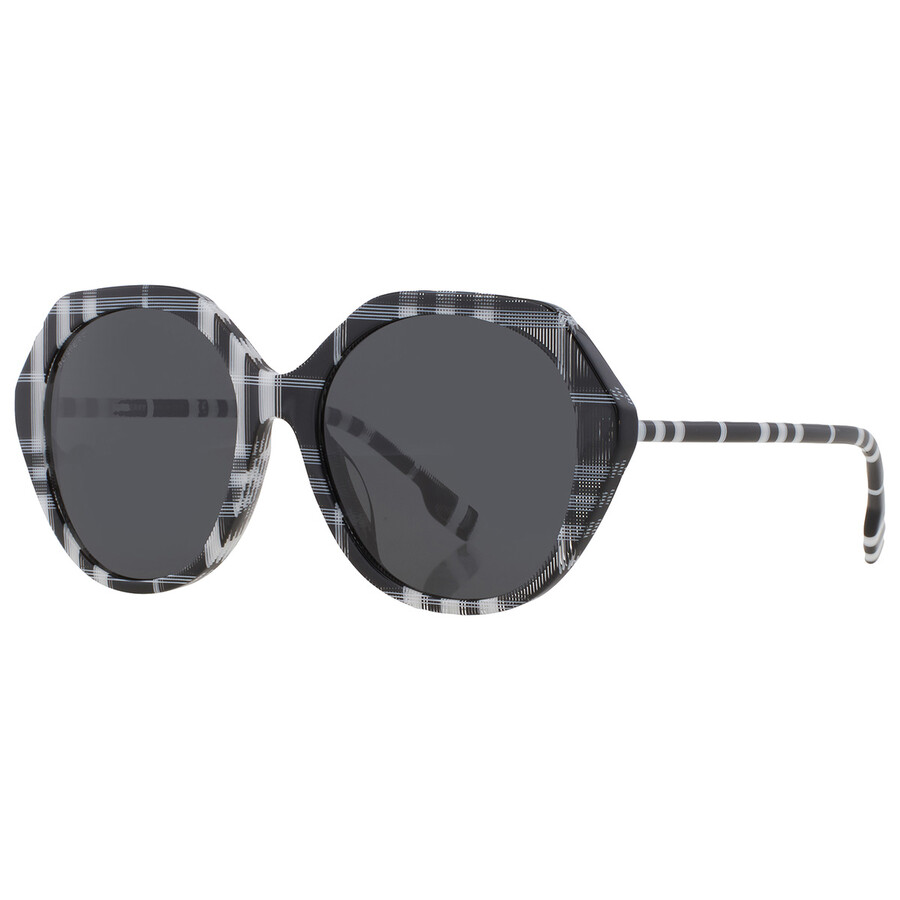 Burberry Vanessa Dark Grey Geometric Ladies Sunglasses BE4375F 400487