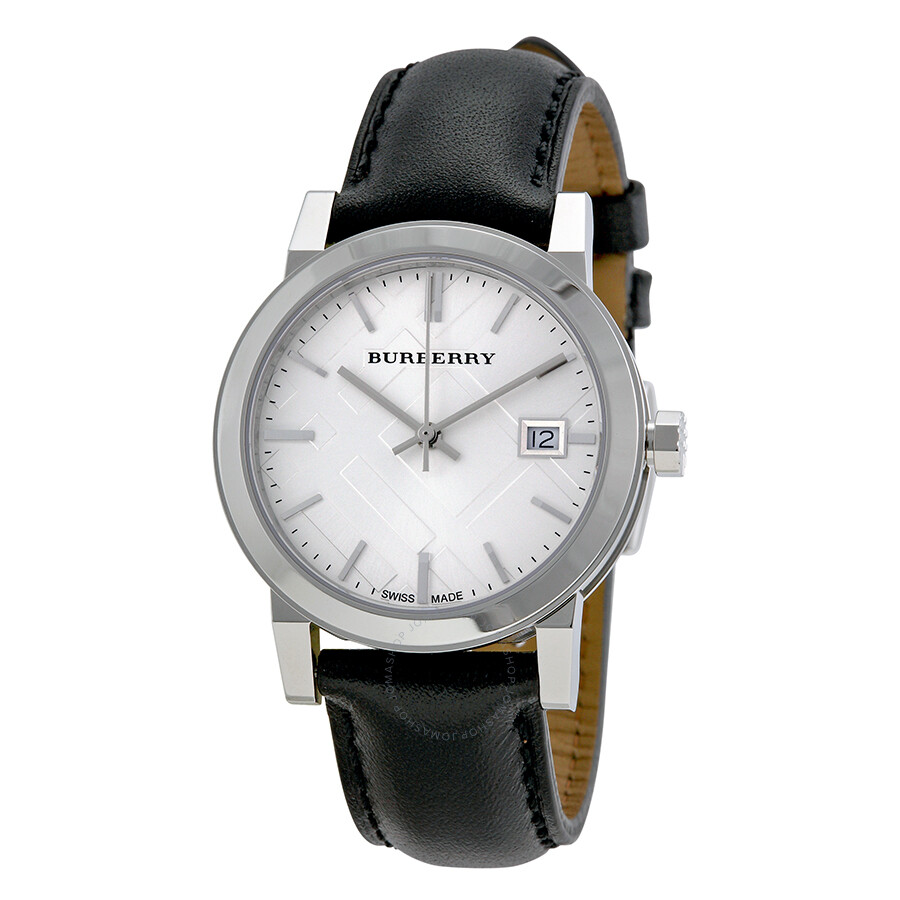 burberry leather watches