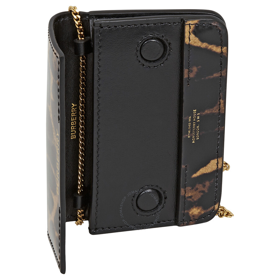 burberry chain card case