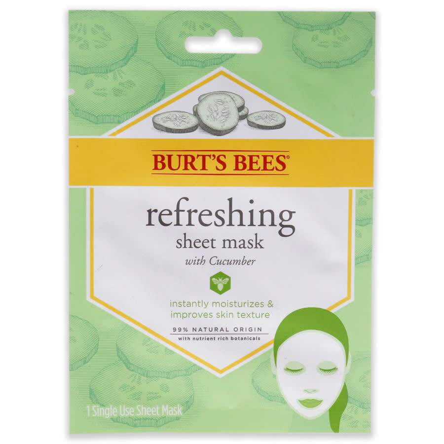 Burt'S Bees Refreshing Sheet Mask Cucumber Skin Care 792850910720