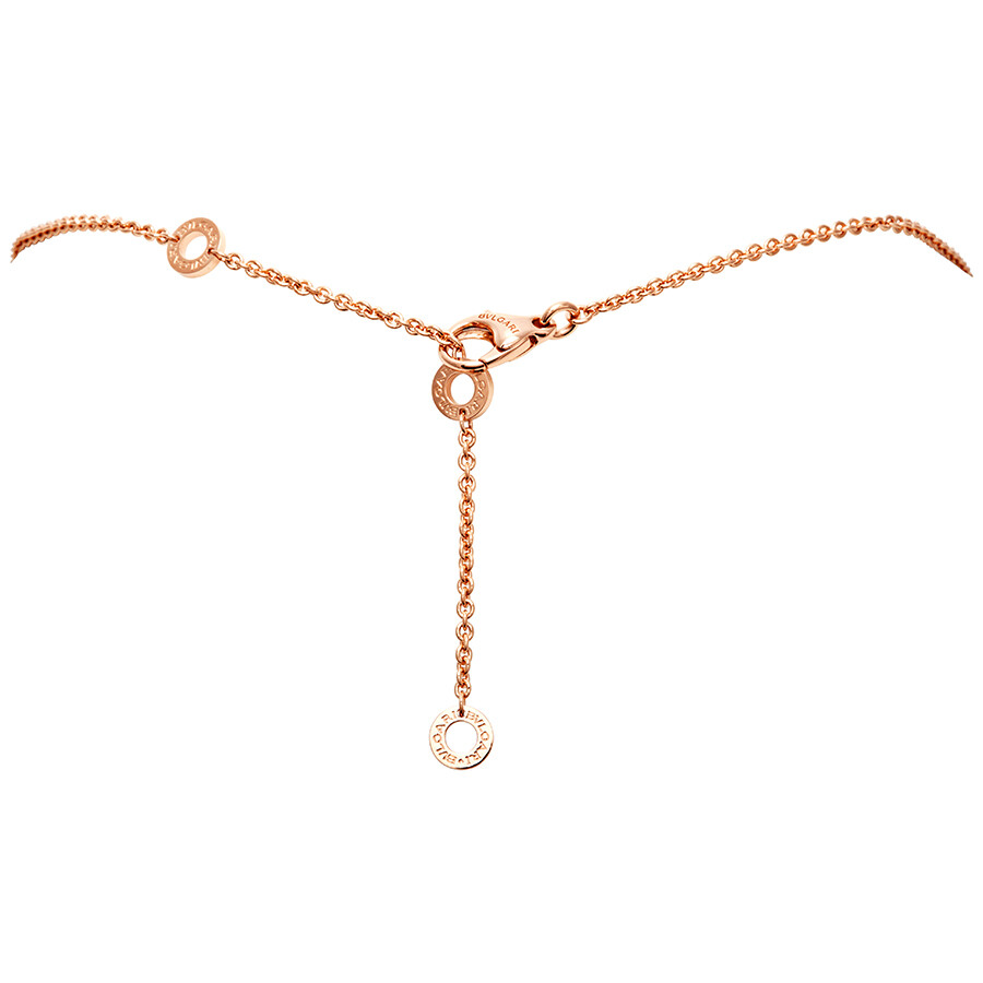 Bvlgari B Zero1 18k Rose And White Gold Necklace Jewelry Ladies Jewelry Jomashop
