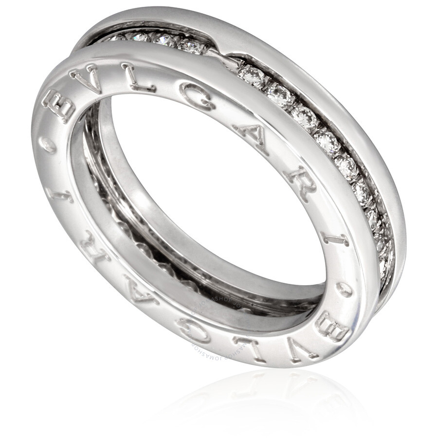 bvlgari ring white