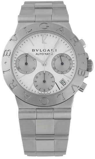 Diagono Professional Terra Steel Chronograph Unisex Watch