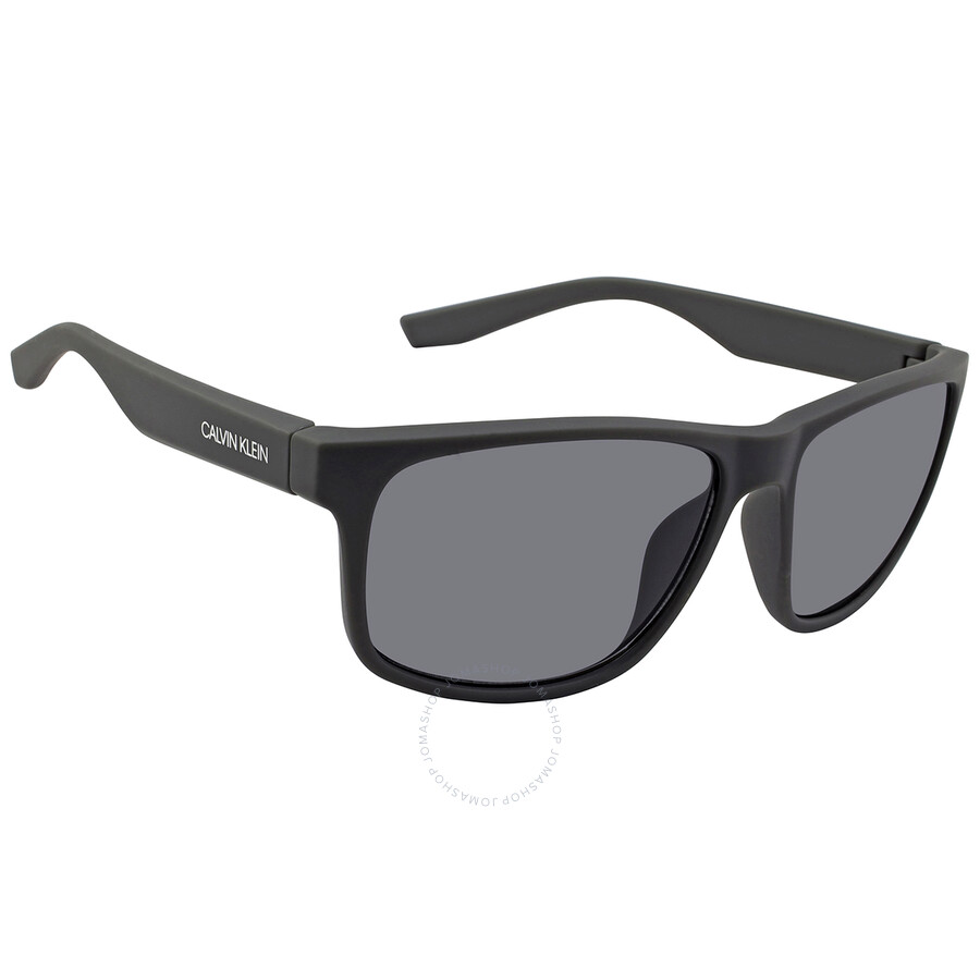 Calvin Klein Grey Rectangular Men's Sunglasses CK19539S 020 59