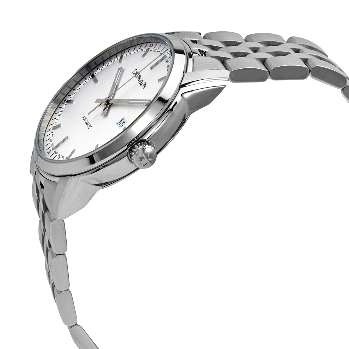 Calvin Klein Infinite Automatic Silver Dial Men's Watch K5S3414X K5S3414X -  Watches, Calvin Klein - Jomashop