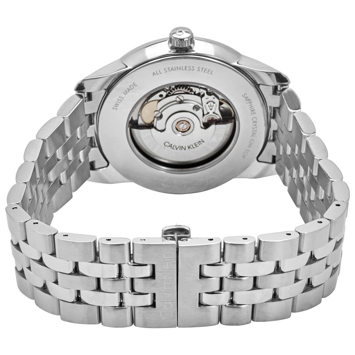 Calvin Klein Infinite Automatic Silver Dial Men's Watch K5S3414X K5S3414X -  Watches, Calvin Klein - Jomashop