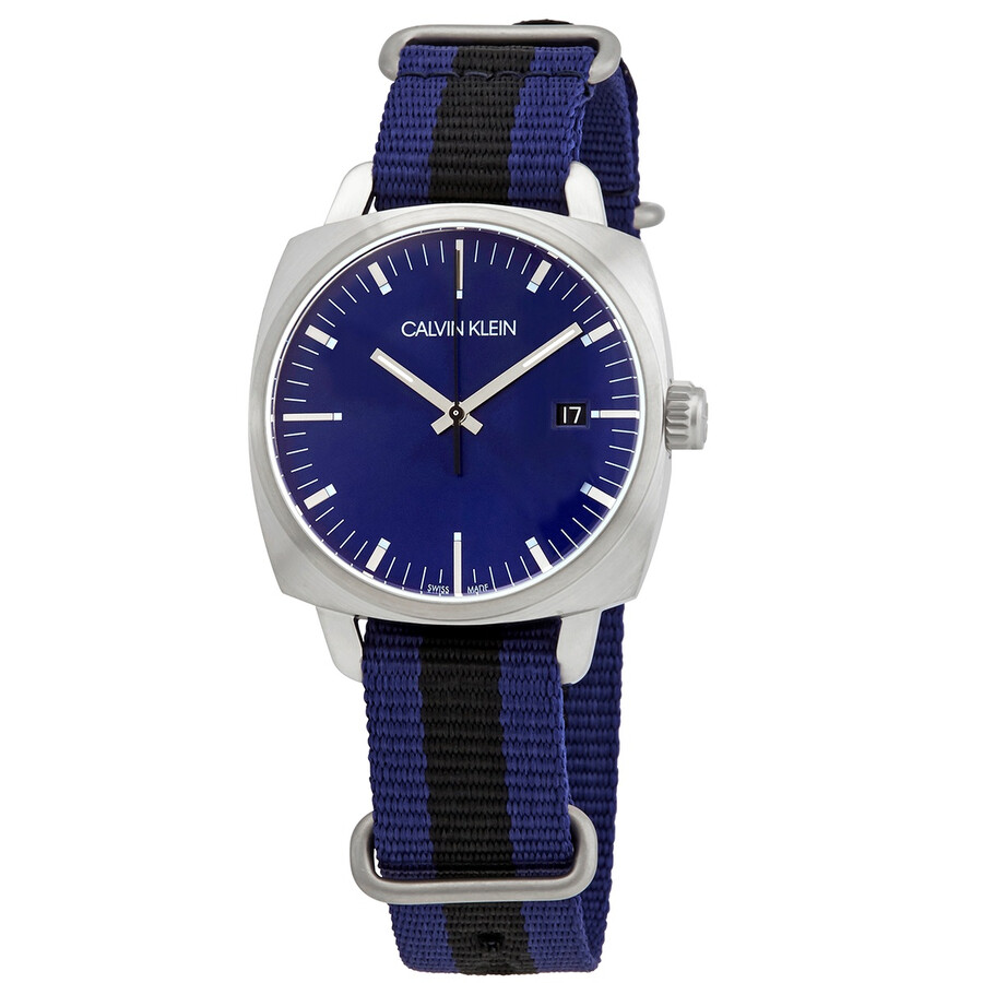 Calvin Klein Quartz Blue Dial Watch K9N111UN