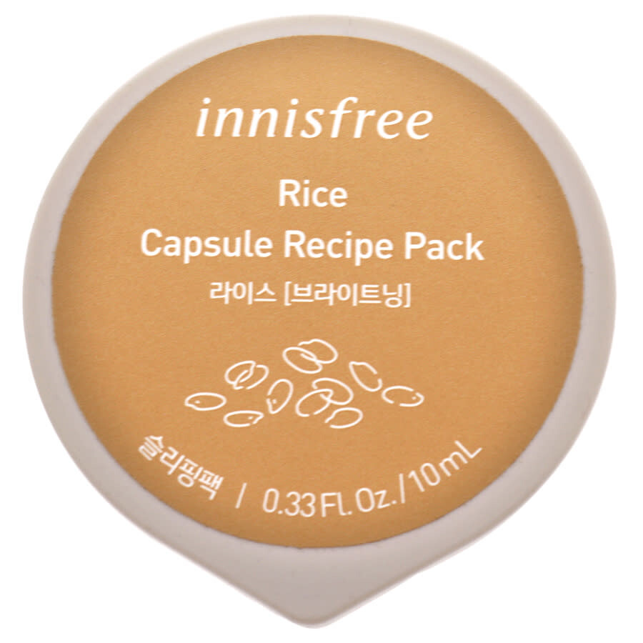 Innisfree Capsule Recipe Pack Mask Rice by Innisfree for Unisex 0.