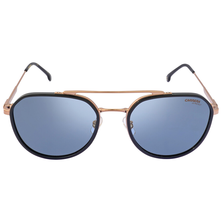 Carrera Blue Mirror Pilot Men's Sunglasses CARRERA 1028/GS 026S/2Y 55