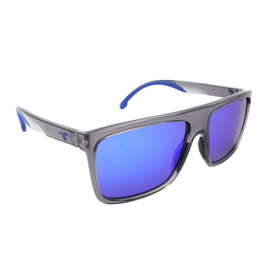 Carrera Blue Multilayer Browline Men's Sunglasses CARRERA 8055/S 0KB7