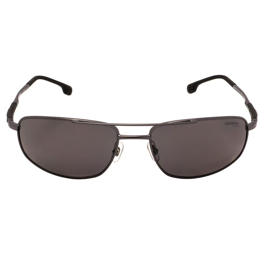 Carrera Polarized Grey Rectangular Men's Sunglasses CARRERA 8036/S 0R80