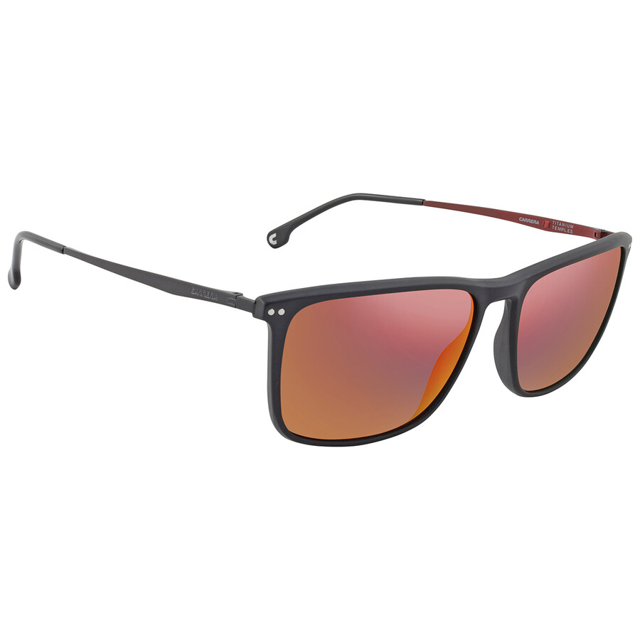 Carrera Red Multilayer Square Men's Sunglasses CARRERA 8049/S 0003/UZ