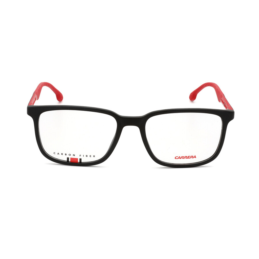 Carrera Unisex Black Rectangular Eyeglass Frames CARRERA 8847/SE 0003