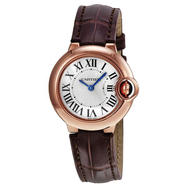 Cartier Ballon Bleu Silver Dial 18kt 