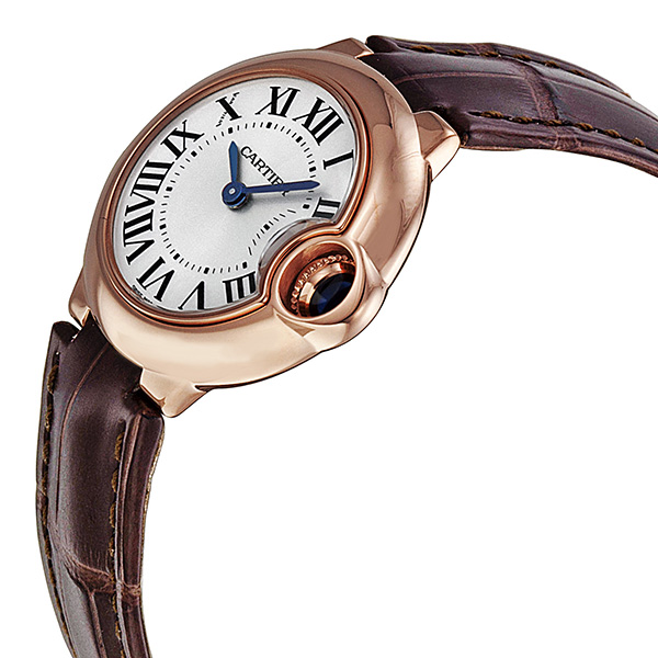 Cartier Ballon Bleu Silver Dial 18kt 
