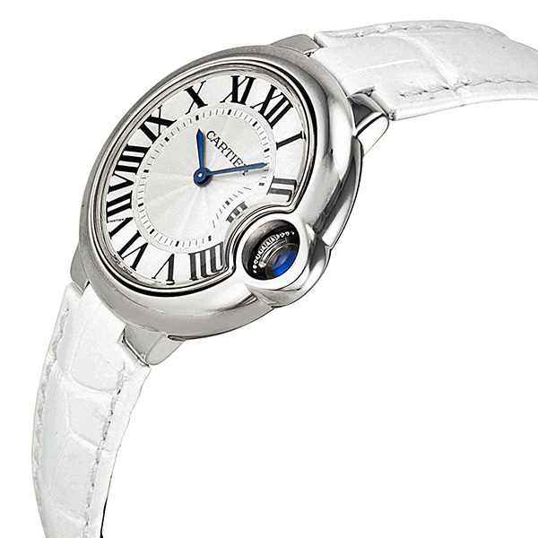 Cartier Ballon Bleu Silver Dial Ladies Watch W6920086 7613268265390 -  Watches, Ballon Bleu de Cartier - Jomashop
