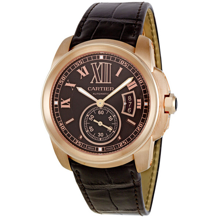 Cartier Calibre De Cartier Automatic 18kt Rose Gold Men's Watch ...