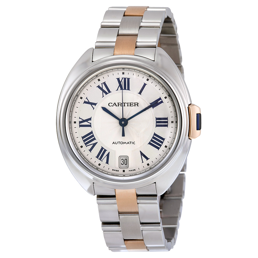 Cartier Cle Automatic Silver Dial 
