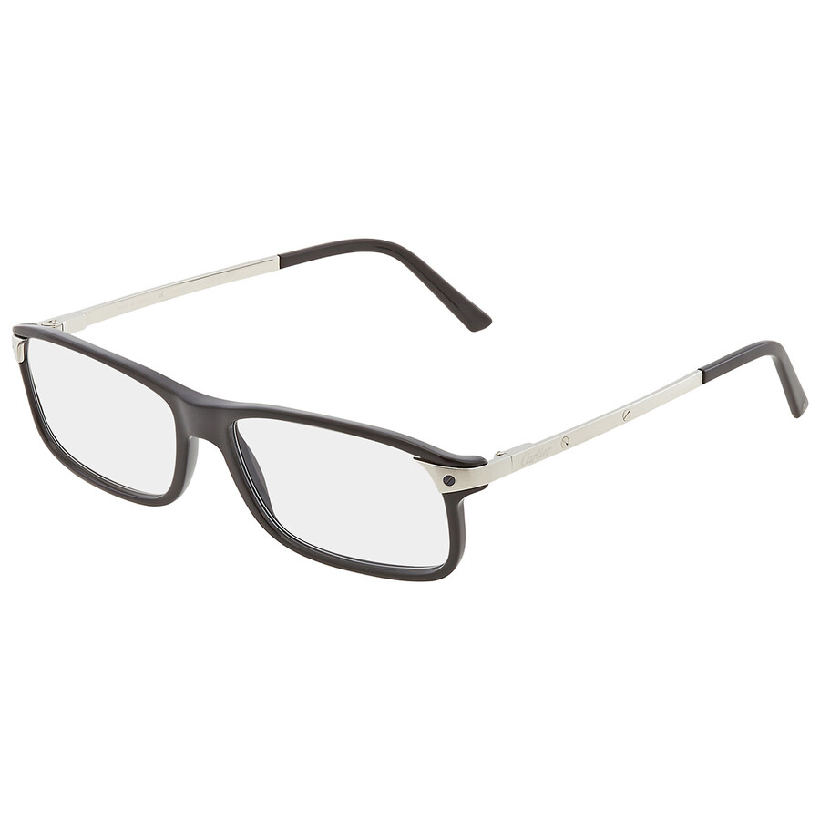 Cartier Demo Rectangular Unisex Eyeglasses CT0037O 003 57 843023103378