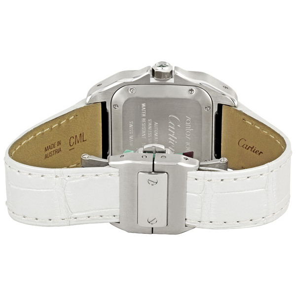 Cartier Santos 100 Green MOP Medium 