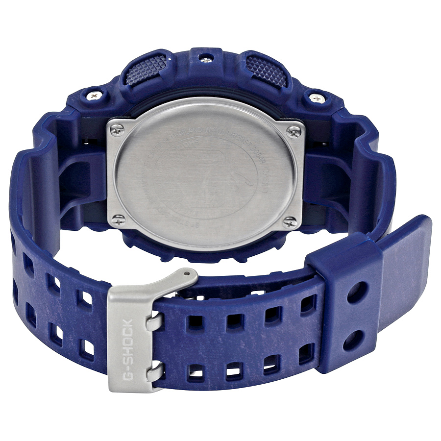 Casio G-Shock Analog Digital Blue Heather Pattern Resin Men's Watch GA110HT-2A  GA110HT-2A 079767028060 - Casio, G-Shock - Jomashop