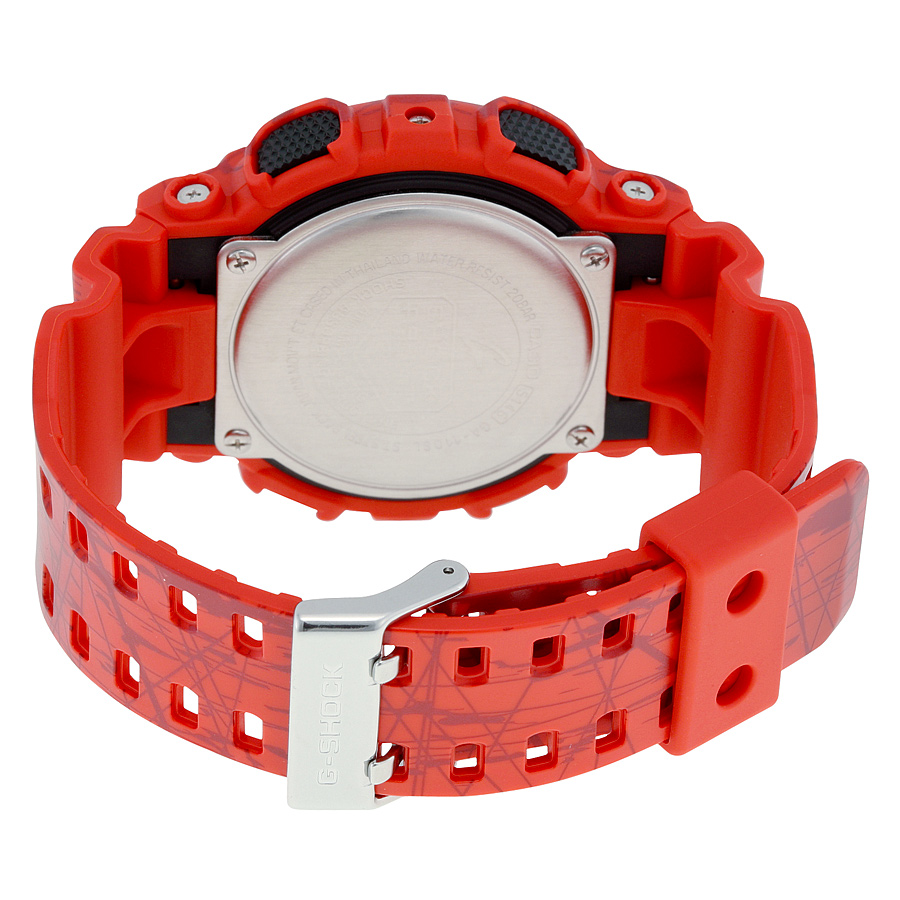 Casio G-Shock Quartz Red Analog Resin Strap Men's Watch GA110SL-4A GA110SL-4A  079767068769 - Casio, G-Shock - Jomashop