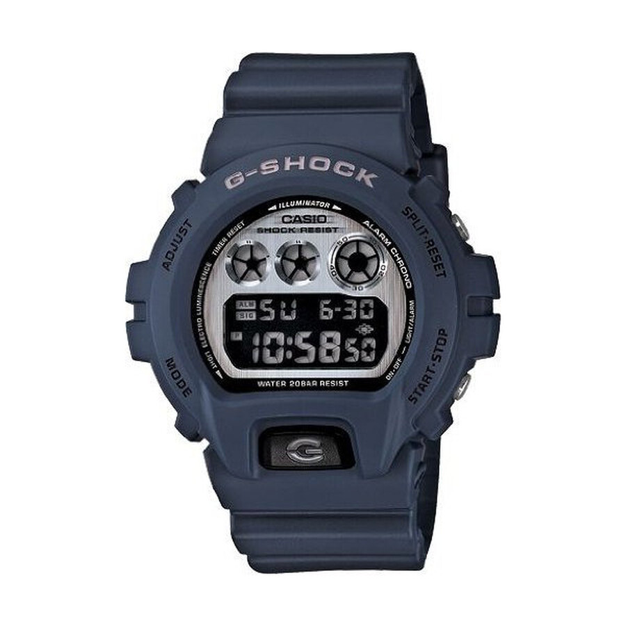 G-Shock Vintage Multi-Function Silver Dial Blue Resin Men's Watch