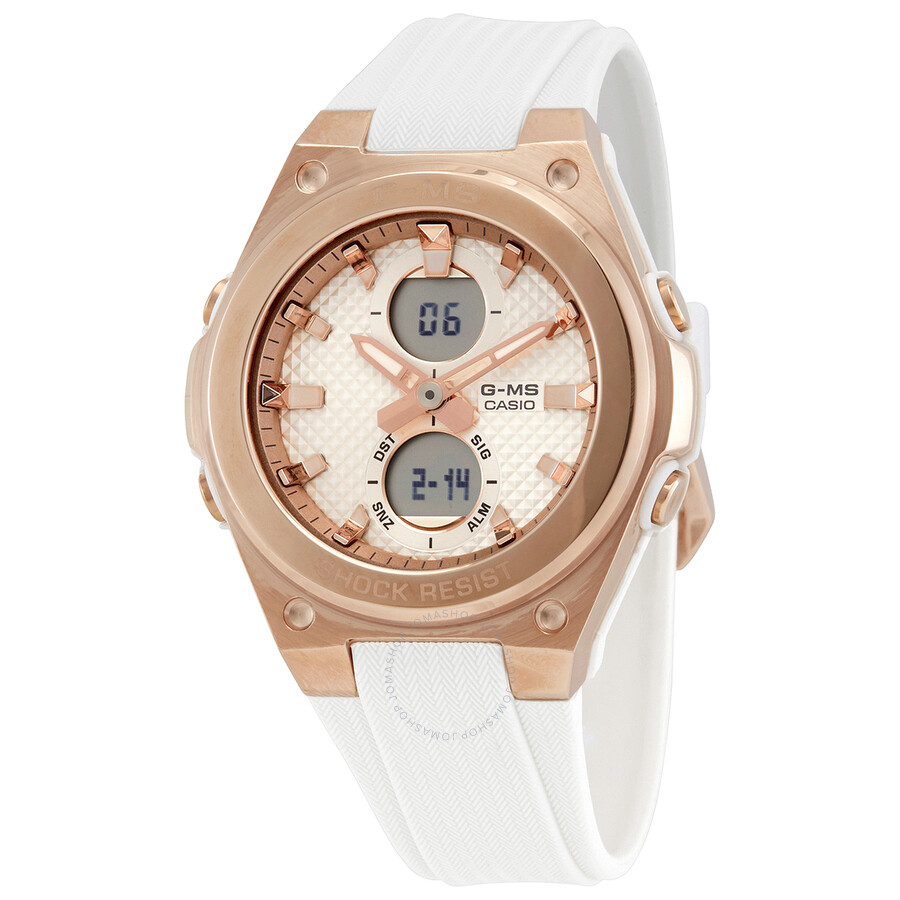 G-Shock Perpetual Alarm World Time Chronograph Quartz Analog-Digital Gold Dial Watch