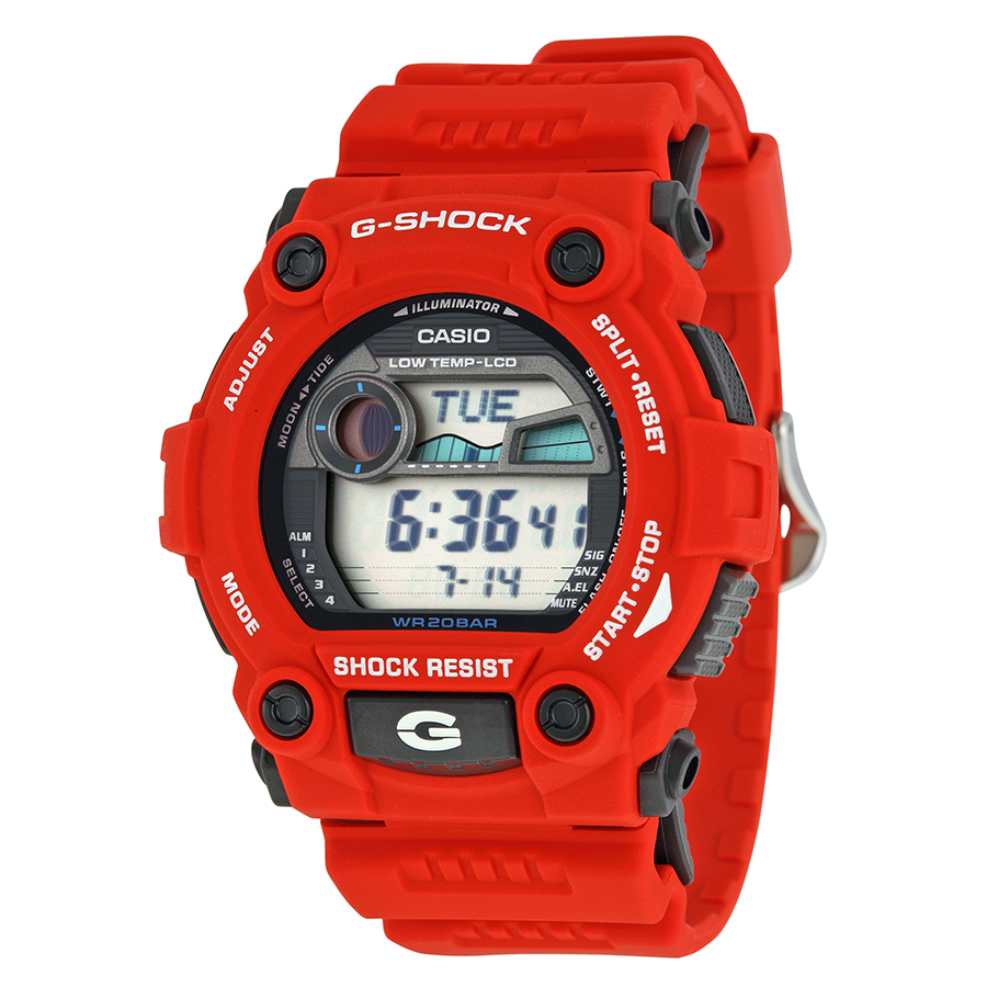 Casio Men's G-Shock Rescue Red Digital Sport Watch G7900A-4 G7900A-4  079767434205 - Casio, G-Shock - Jomashop