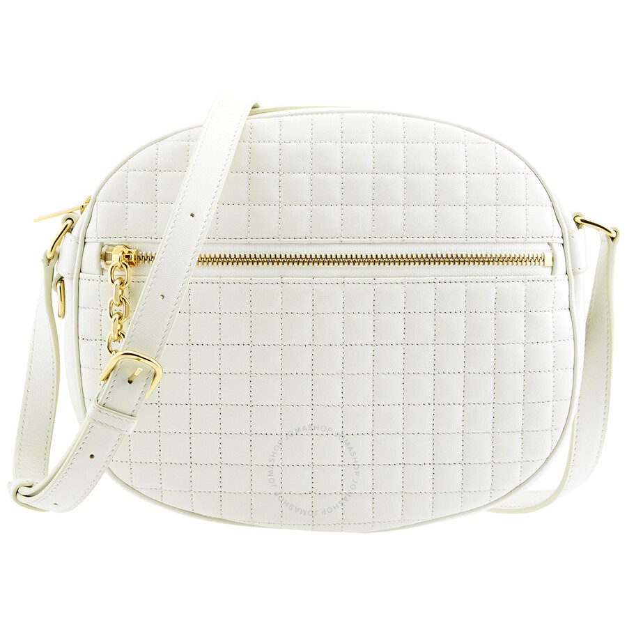 medium c charm bolsa in quilted calfskin