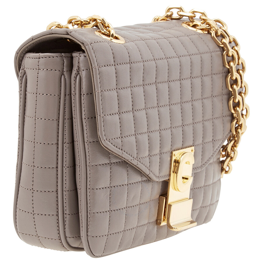 small grey shoulder bag