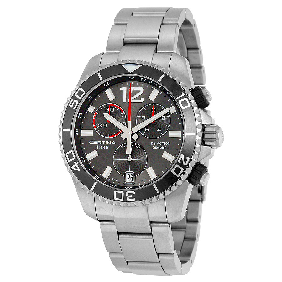 certina ds action chronograph titanium