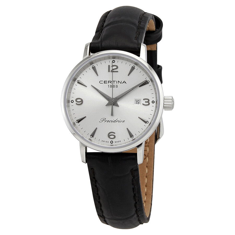 Certina DS Caimano Quartz Silver Dial Ladies Watch C035.210.16.037.00 -  Watches, DS Caimano - Jomashop