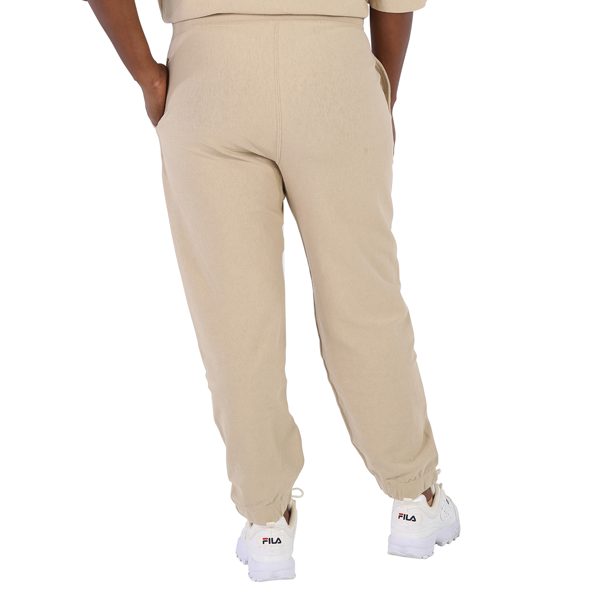 champion sweatpants beige