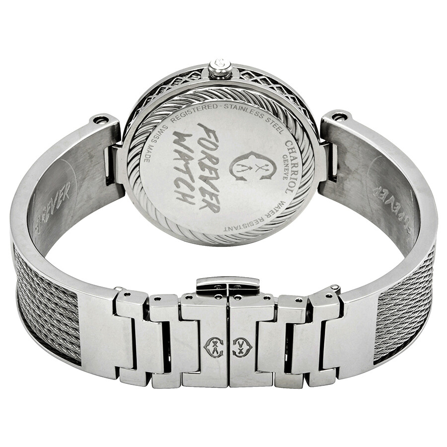 Charriol Forever White Mother of Pearl Dial Ladies Watch FE32  