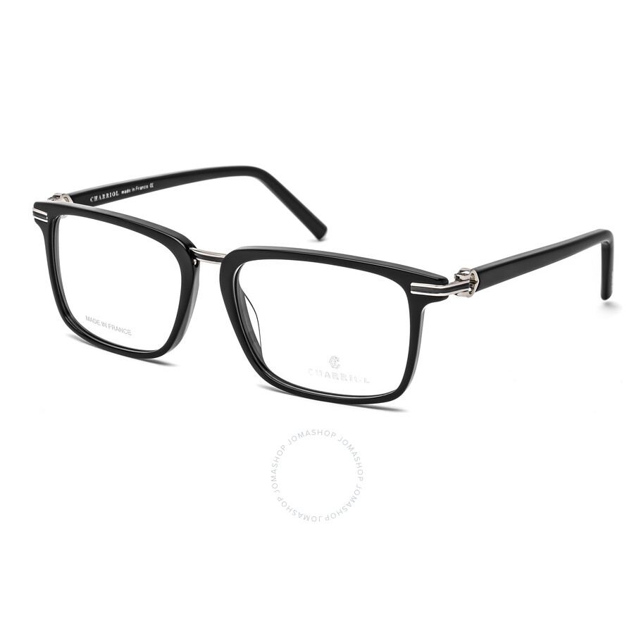 Charriol Men's Black Oval Eyeglass Frames PC75015C0555 3613390057621