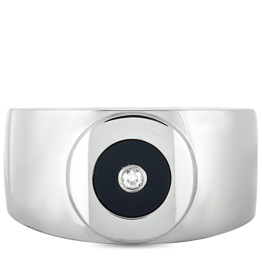 Charriol Sterling Silver Diamond and Onyx Ring, Size 13 02-CC-R01 ...