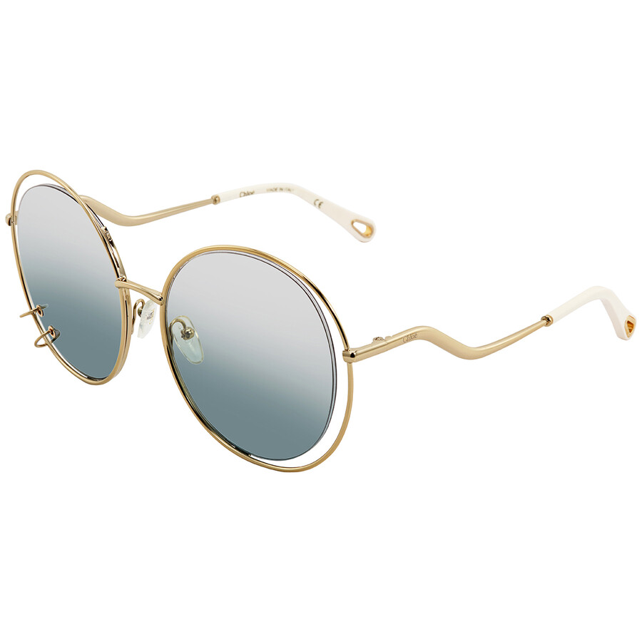 round gradient sunglasses