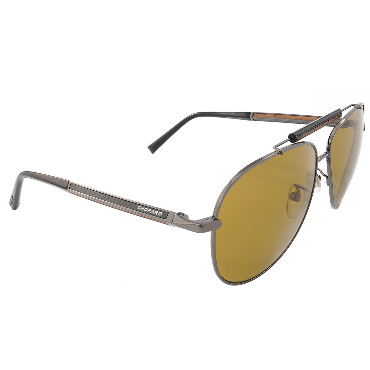 Lunettes De Soleil Chopard Floating Jewels - Modèle SCH172G, écaille Et Or, Taille 60-16-140