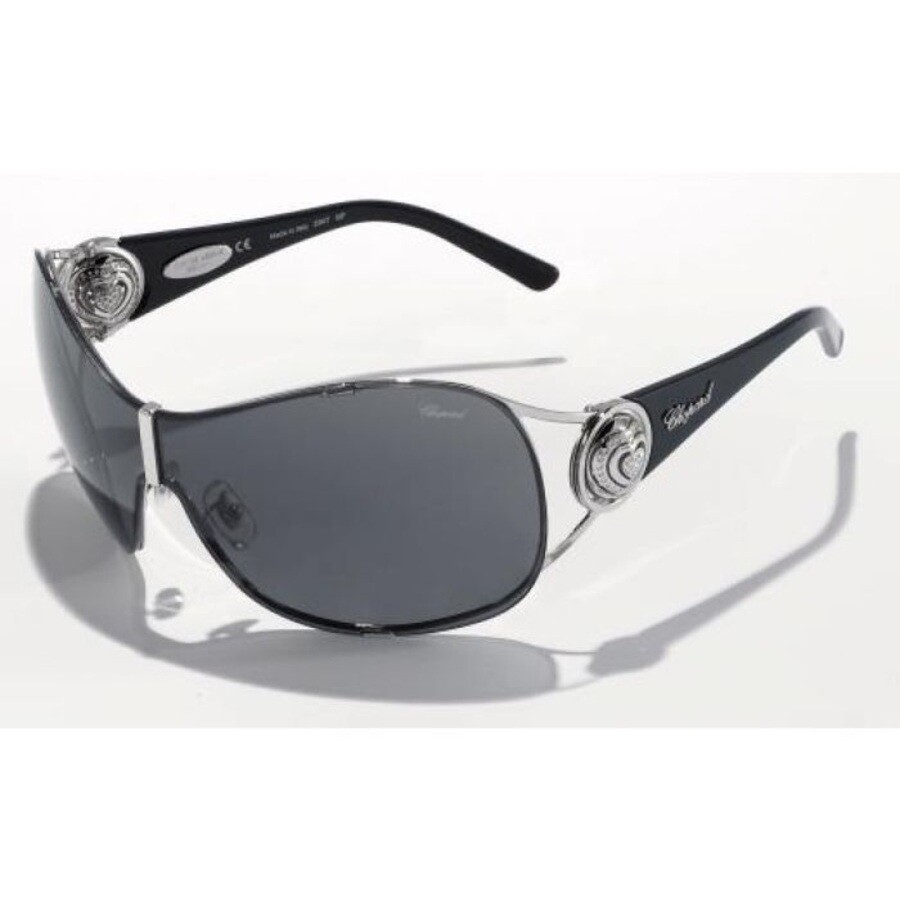 Chopard Ladies Black Cat Eye Sunglasses 751S 579 000000000000