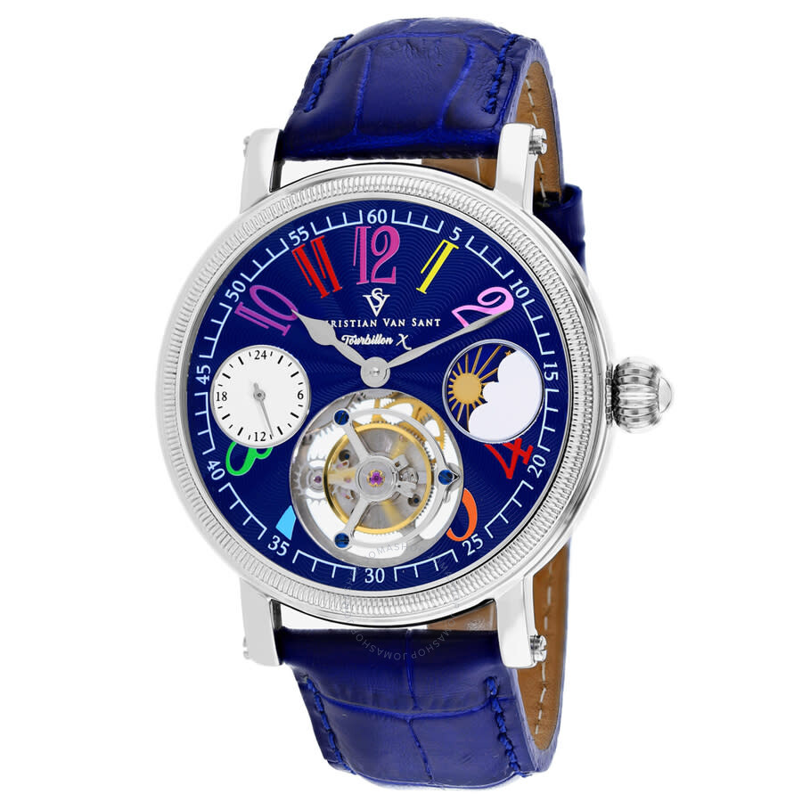 Tourbillon X Limited Edition Automatic Blue Dial Men's Watch