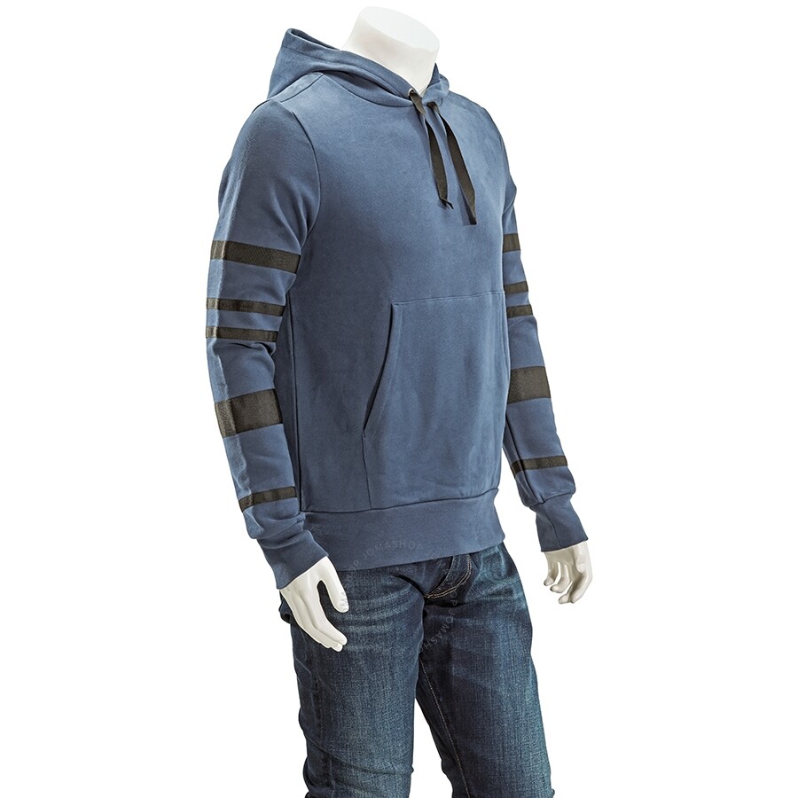hooded top with grosgrain