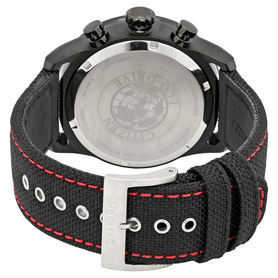 Citizen Avion Chronograph Quartz Black Dial Men's Watch CA4215-12E  013205116643 - Watches, Avion - Jomashop